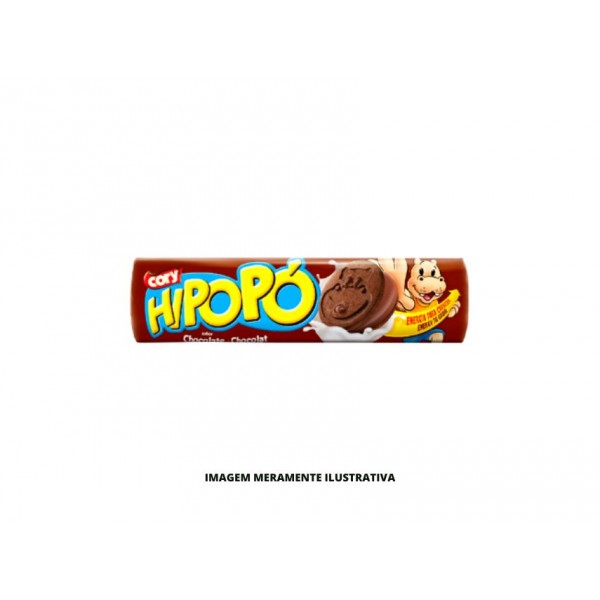 BISCOITO RECHEADO CHOCOLATE HIPOPO 1X30X110G
